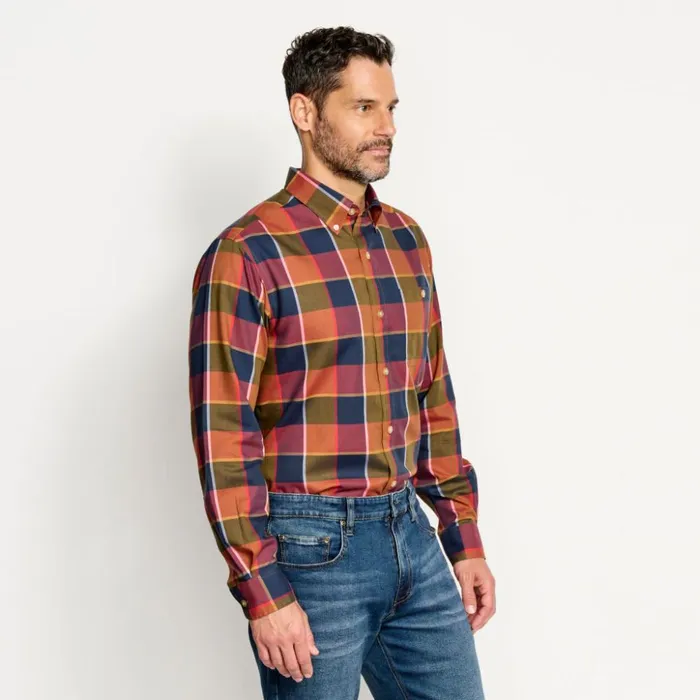 Shirts Men Orvis NoWork Work Shirt LongSleeved 8211 Regular Navycream Shirts Men Orvis NoWork Work Shirt LongSleeved 8211 Regular Navycream