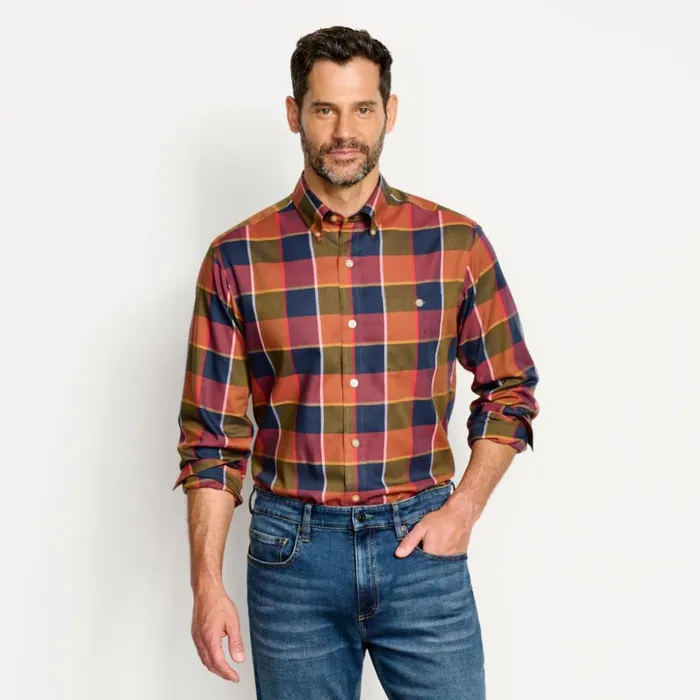 Shirts Men Orvis NoWork Work Shirt LongSleeved 8211 Regular Navycream Shirts Men Orvis NoWork Work Shirt LongSleeved 8211 Regular Navycream