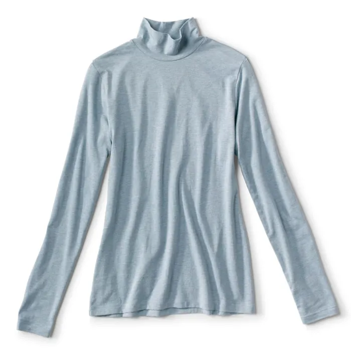 Shirts Women Orvis Perfect Turtleneck Neptune Blue