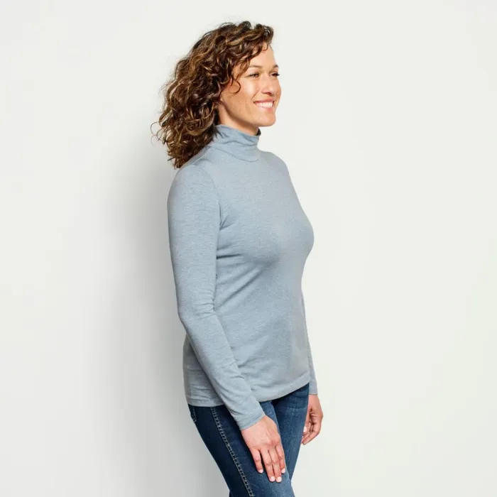 Shirts Women Orvis Perfect Turtleneck Neptune Blue