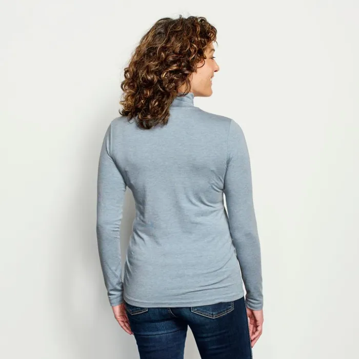 Shirts Women Orvis Perfect Turtleneck Neptune Blue