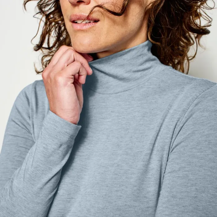 Shirts Women Orvis Perfect Turtleneck Neptune Blue