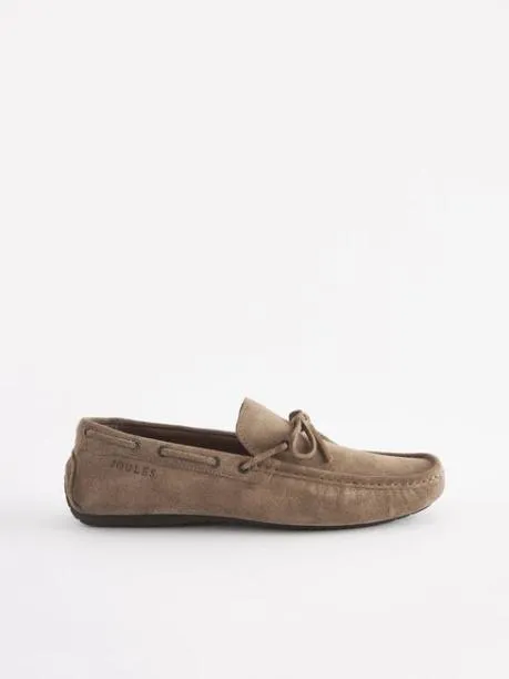 Shoes Men Joules Stone Suede Driver Shoes