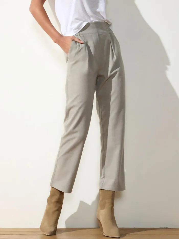 Shop Brochu Walker Bottoms The Fiera Pant Whisper Melange