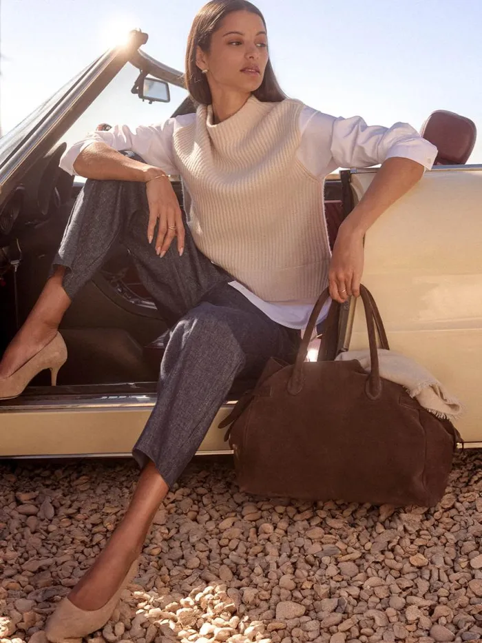 Shop Brochu Walker Bottoms The Talia Pant Indigo