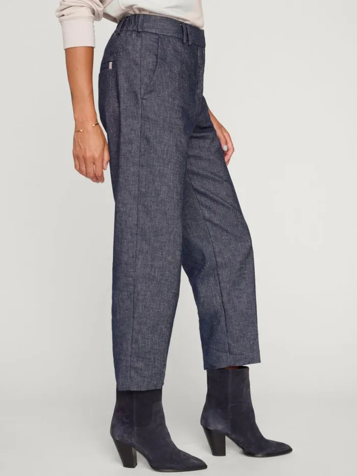 Shop Brochu Walker Bottoms The Talia Pant Indigo