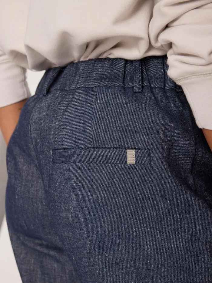 Shop Brochu Walker Bottoms The Talia Pant Indigo