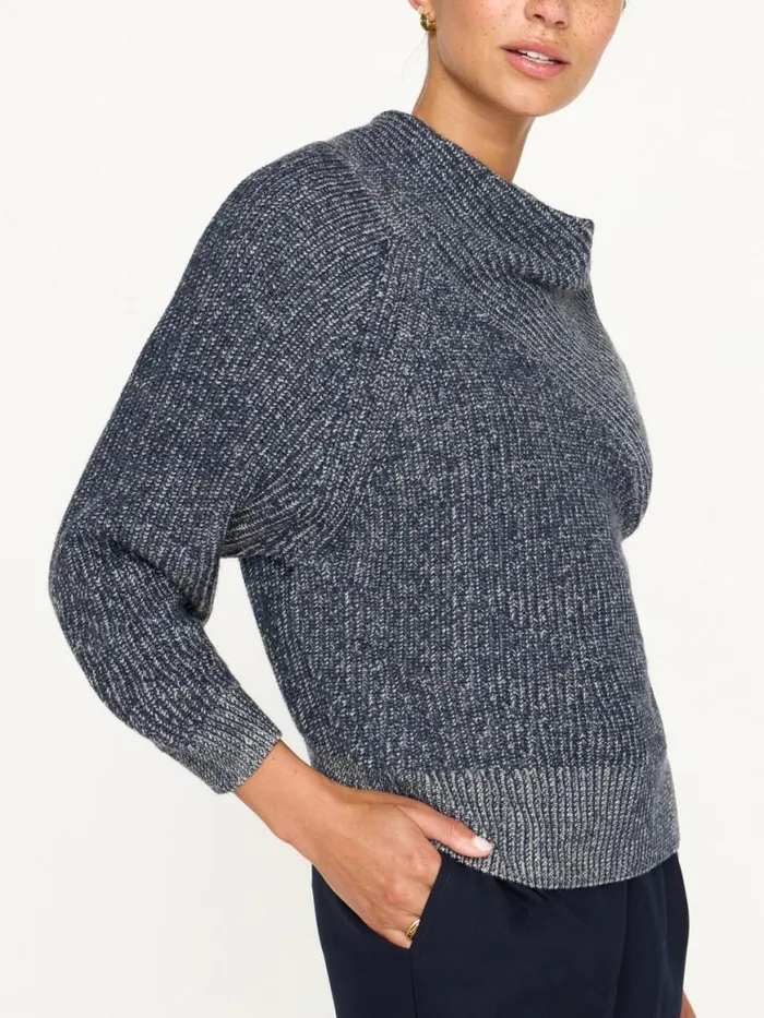 Shop Brochu Walker Sweaters The Leith Plaited Sweater Atlas Plaited Combo