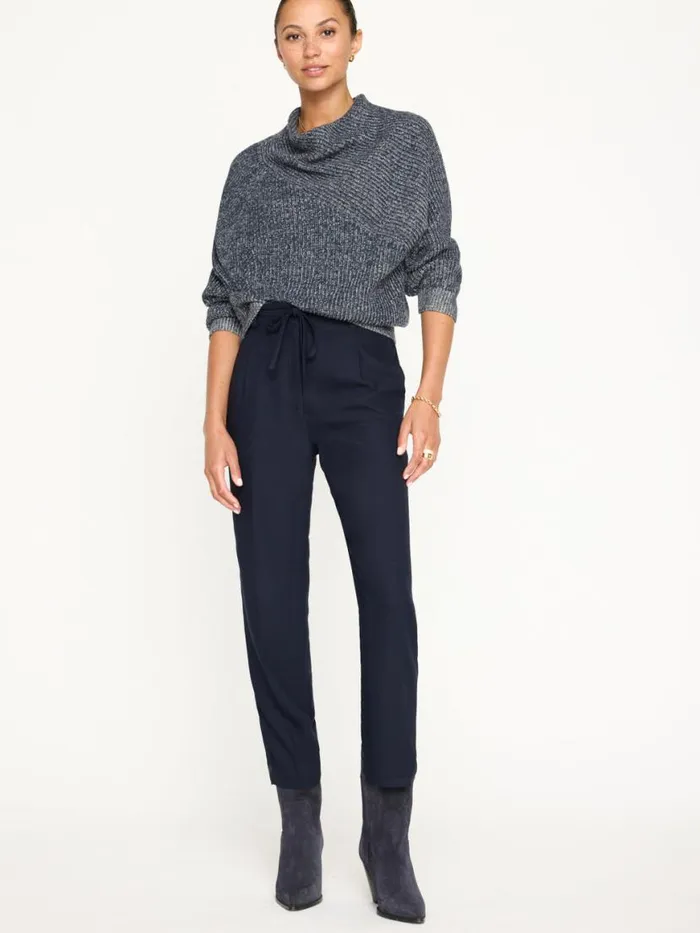 Shop Brochu Walker Sweaters The Leith Plaited Sweater Atlas Plaited Combo