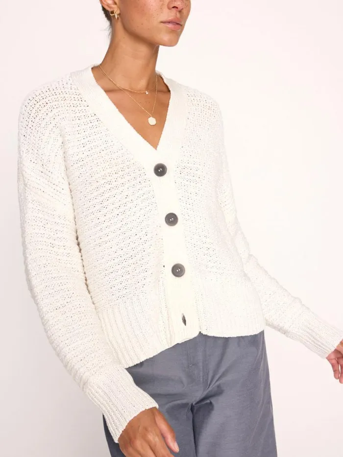 Shop Brochu Walker Sweaters The Sia Cardigan Salt White