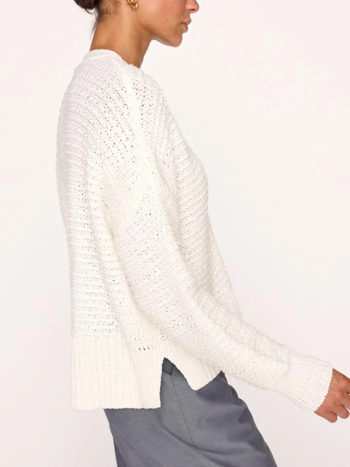 Shop Brochu Walker Sweaters The Sia Cardigan Salt White