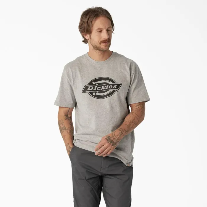 Short Sleeve Heavyweight Logo TShirt Heather Gray Heather Gray hg Men Dickies TShirts Short Sleeve Heavyweight Logo TShirt Heather Gray Heather Gray hg Men Dickies TShirts
