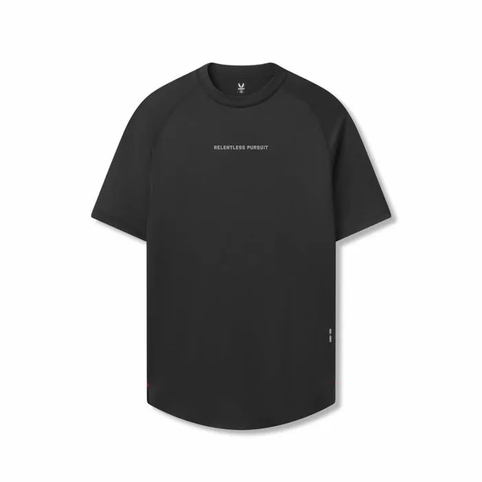 Short Sleeves Men ASRV AeroSilver Established Tee Black 034rp034