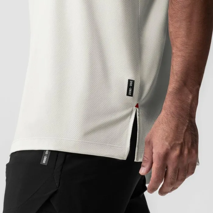 Short Sleeves Men ASRV AeroSilver Oversized Tee Ivory Cream