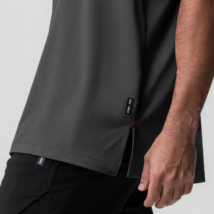 Short Sleeves Men ASRV AeroSilver Oversized Tee Space Grey
