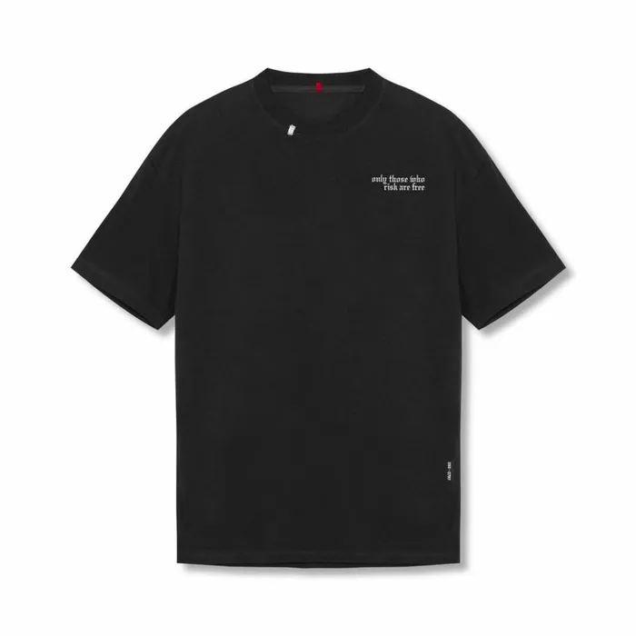 Short Sleeves Men ASRV Tech Essential Relaxed Tee Black 034brush Wingsasrv034