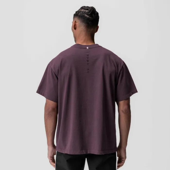 Short Sleeves Men ASRV Tech Essential Relaxed Tee Deep Purple 034space Bracket034