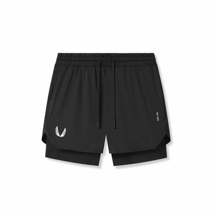 Shorts Men ASRV AeroSilver 5034 Liner Short Black 034white Wings034black