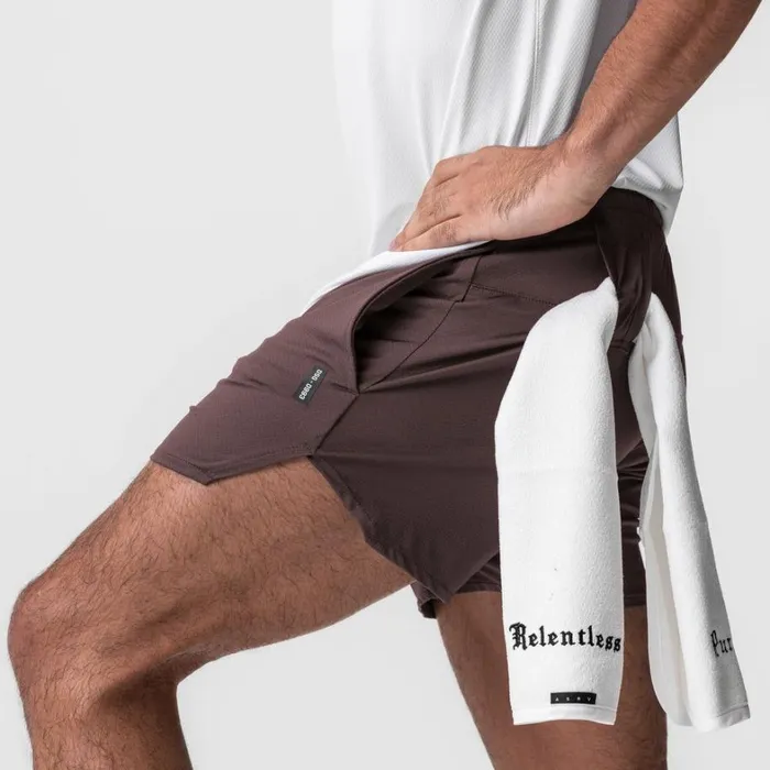 Shorts Men ASRV AeroSilver 5034 Linerless Short Plum