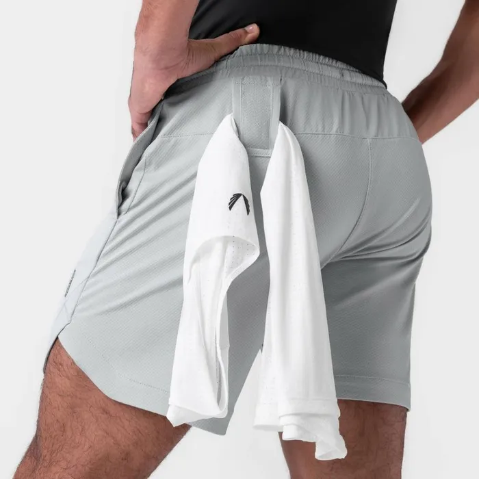 Shorts Men ASRV AeroSilver 7034 Linerless Short Slate Grey