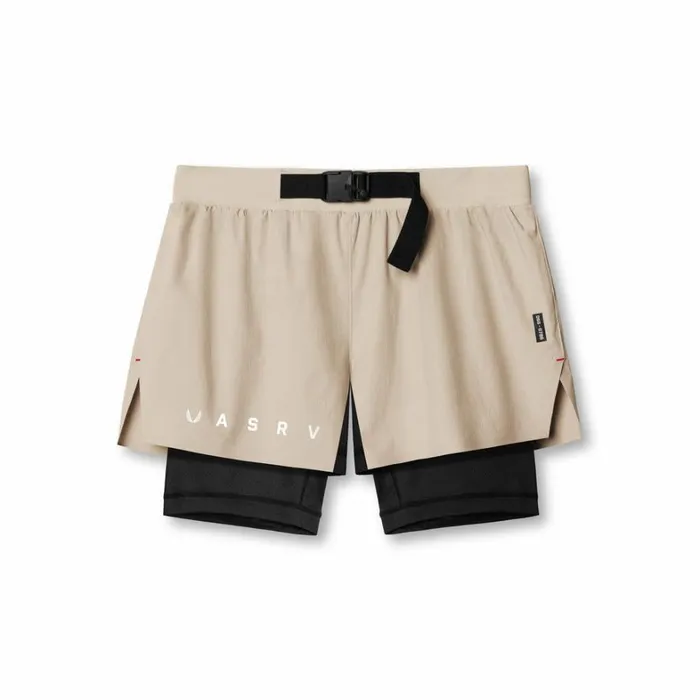 Shorts Men ASRV Ripstop 3034 Belt Pack Short Beigeblack