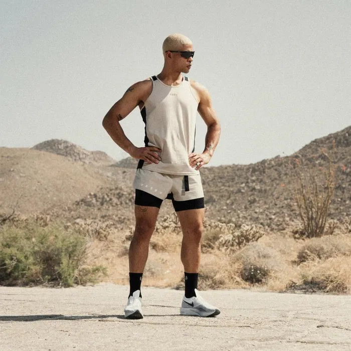 Shorts Men ASRV Ripstop 3034 Belt Pack Short Beigeblack