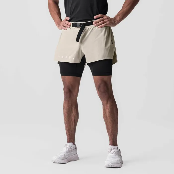 Shorts Men ASRV Ripstop 3034 Belt Pack Short Beigeblack