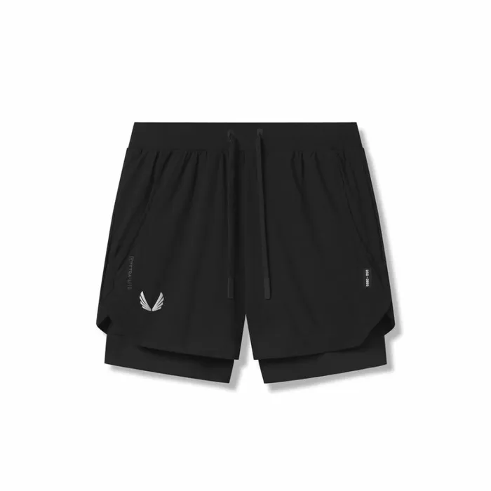 Shorts Men ASRV TetraLite 5034 Liner Short Blackblack White 034wings034