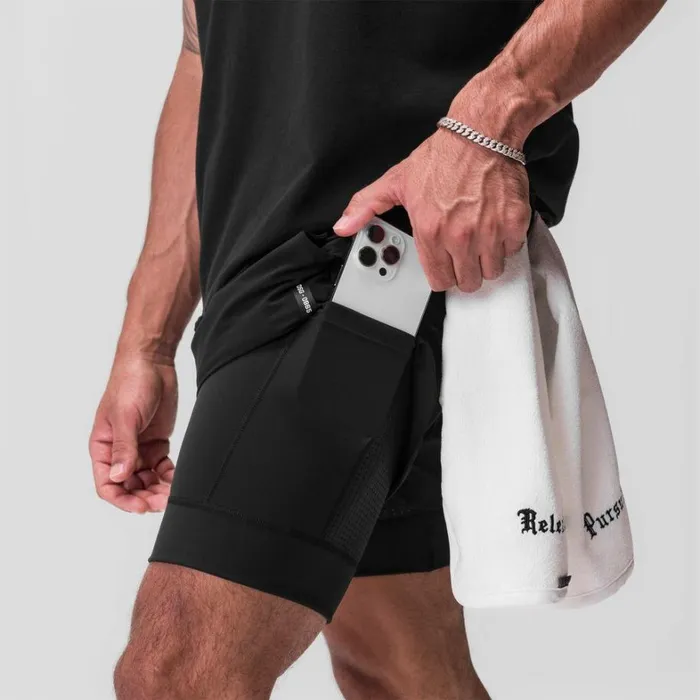 Shorts Men ASRV TetraLite 5034 Liner Short Blackblack White 034wings034