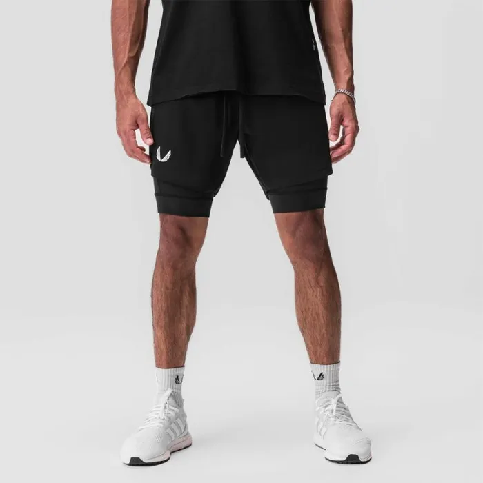 Shorts Men ASRV TetraLite 7034 Liner Short Blackblack White 034wings034