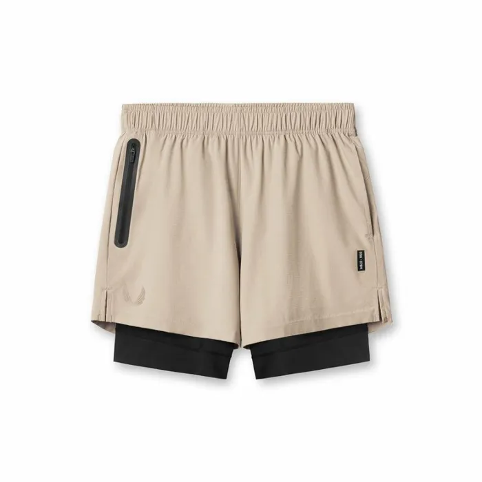 Shorts Men ASRV Ultralite 6034 Liner Short Beigeblack