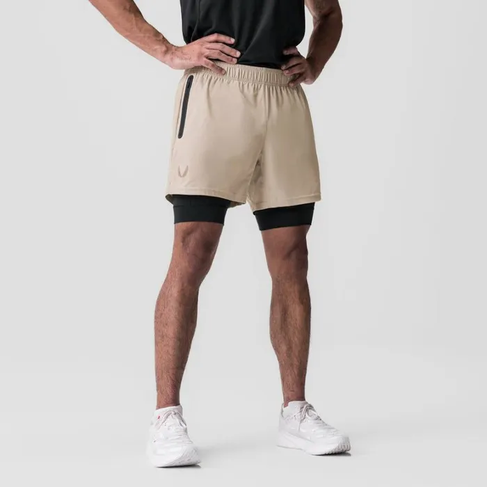 Shorts Men ASRV Ultralite 6034 Liner Short Beigeblack