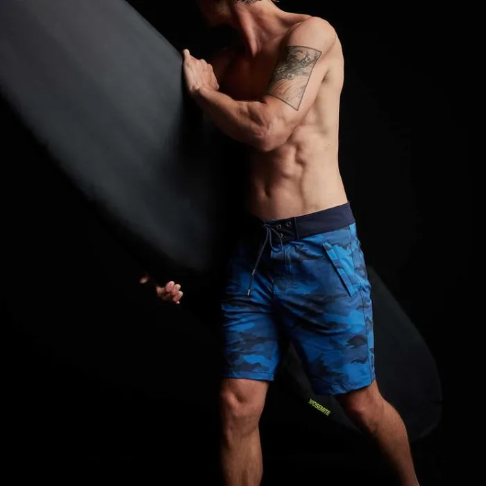 Shorts Men James Perse Camo Zip Pocket Boardshort Pacific Camodeep