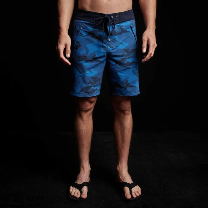 Shorts Men James Perse Camo Zip Pocket Boardshort Pacific Camodeep