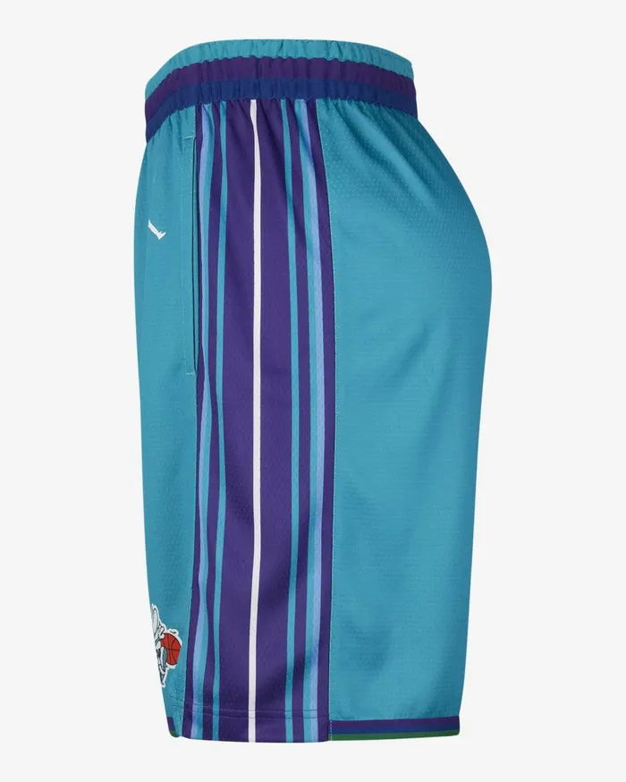 Shorts Men Nike Charlotte Hornets Hardwood Classics 202324 Rapid Tealwhite