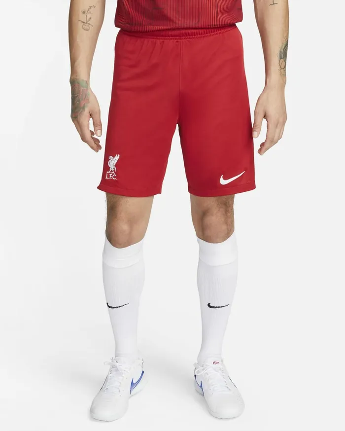 Shorts Men Nike Liverpool FC 202324 Stadium Home Gym Redwhite