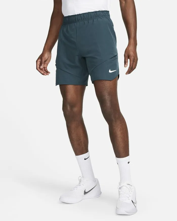 Shorts Men Nike NikeCourt DriFIT Advantage Deep Junglelime Blastwhite