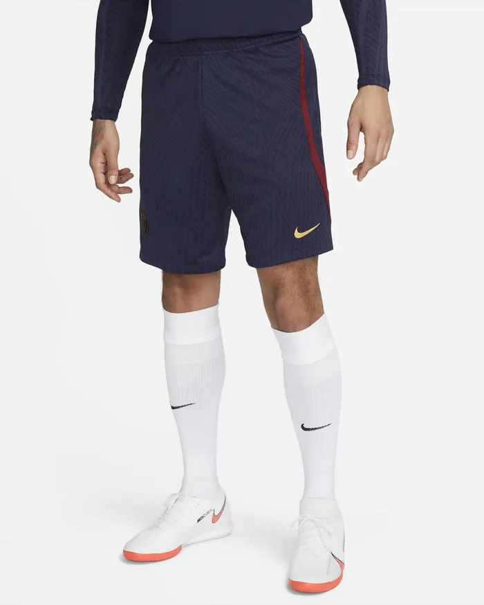 Shorts Men Nike Paris SaintGermain Strike Blackened Blueteam Redgold Suede