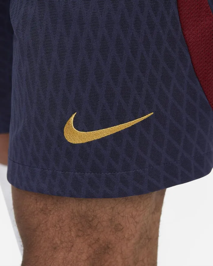 Shorts Men Nike Paris SaintGermain Strike Blackened Blueteam Redgold Suede