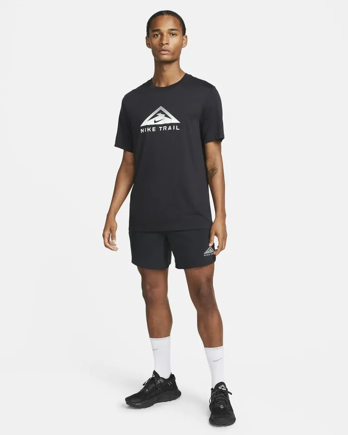 Shorts Men Nike Trail Second Sunrise Blackdark Smoke Greywhite