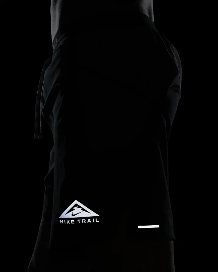 Shorts Men Nike Trail Second Sunrise Blackdark Smoke Greywhite