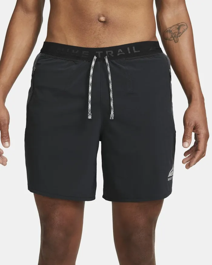 Shorts Men Nike Trail Second Sunrise Blackdark Smoke Greywhite