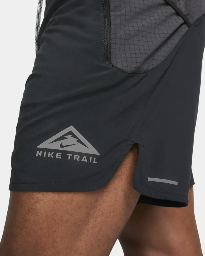 Shorts Men Nike Trail Second Sunrise Blackdark Smoke Greywhite