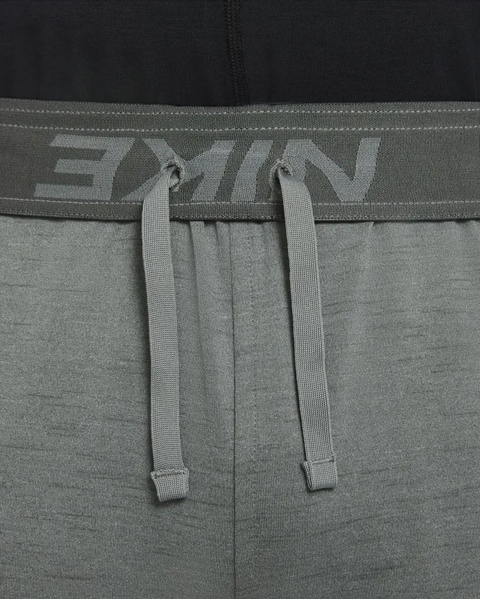 Shorts Men Nike Yoga DriFIT Smoke Greyiron Greyheather