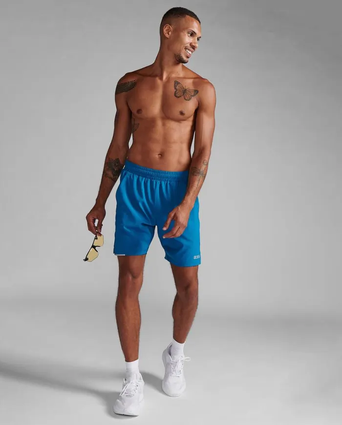 Shorts Mens 2XU Aero 7034 Shorts Seaportsilver Reflective