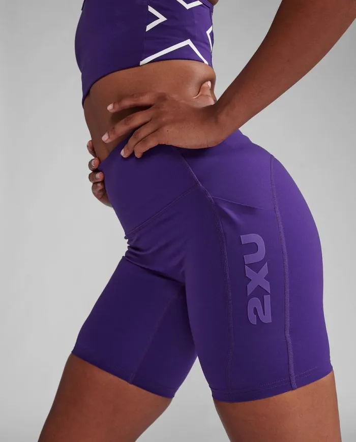 Shorts Womens 2XU Form Stash HiRise Bike Shorts Acai