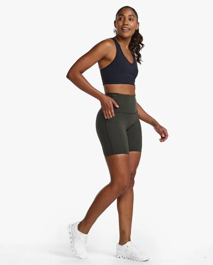 Shorts Womens 2XU Form Stash HiRise Bike Shorts Flint