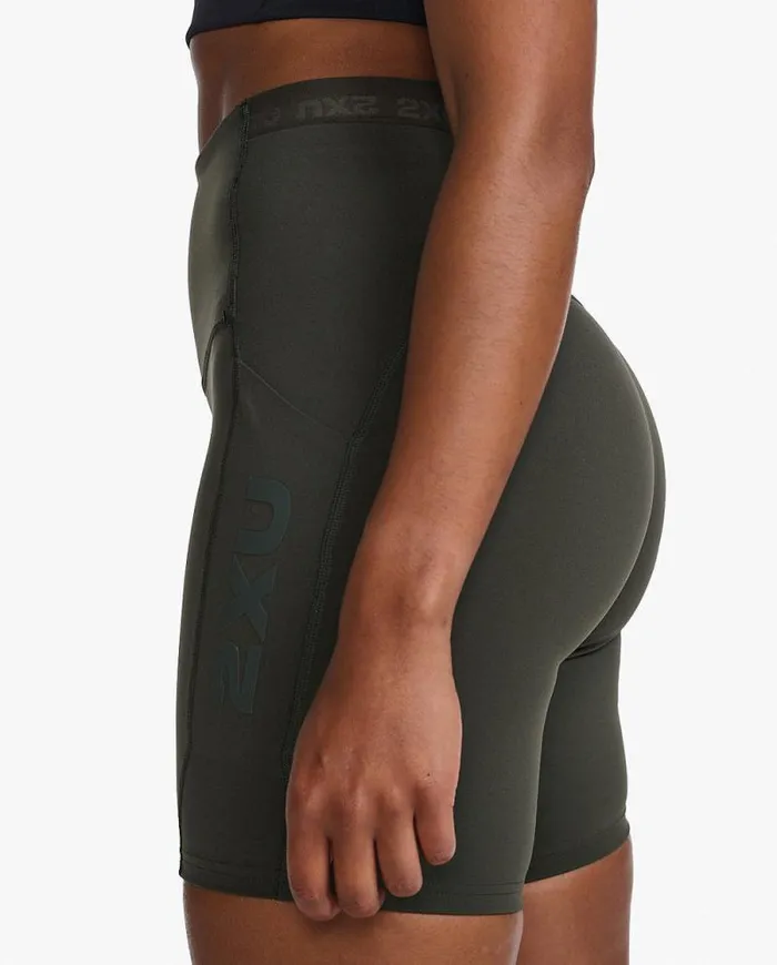Shorts Womens 2XU Form Stash HiRise Bike Shorts Flint