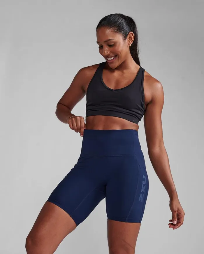 Shorts Womens 2XU Form Stash HiRise Bike Shorts Midnight