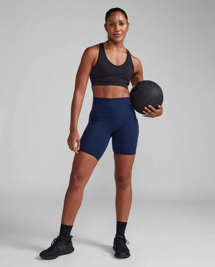 Shorts Womens 2XU Form Stash HiRise Bike Shorts Midnight